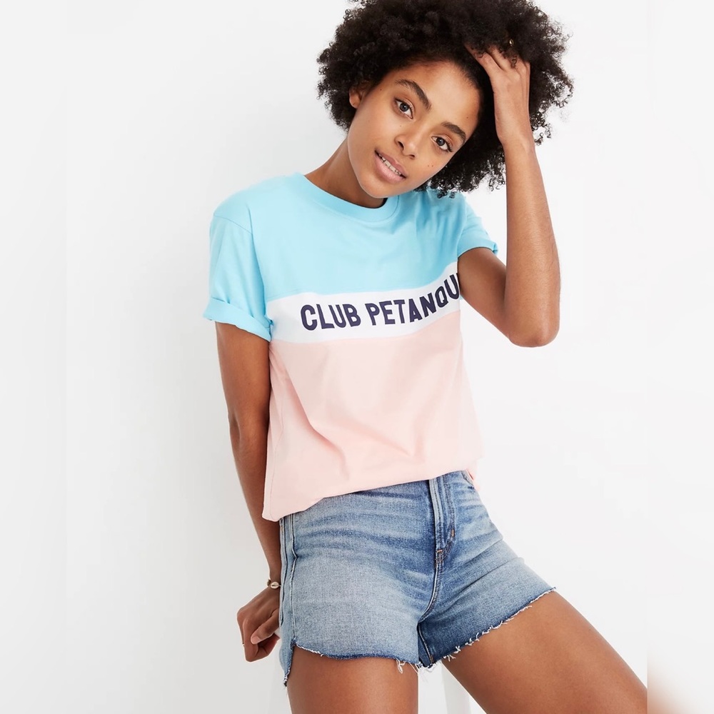 Club Petanque x Madewell tee size L
